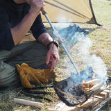 【belmont】焚き火ブロウパイプ 名栗グリップ ポンプ付き