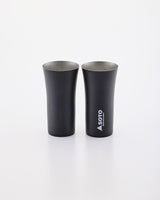 【数量限定】ステンレスビアタンブラー ブラック 400ml 2本ギフトセット