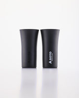 【数量限定】ステンレスビアタンブラー ブラック 400ml 2本ギフトセット