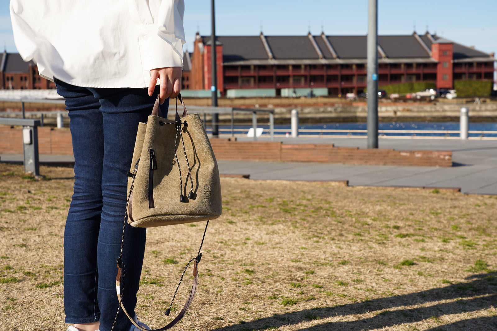 鎌倉天幕 × AS2OV】WATER PROOF SUEDE BAG – SOTO by Shinfuji Burner