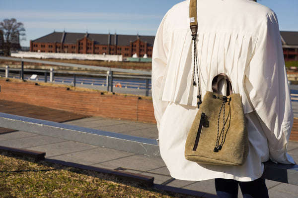 鎌倉天幕 × AS2OV】WATER PROOF SUEDE BAG – SOTO by Shinfuji