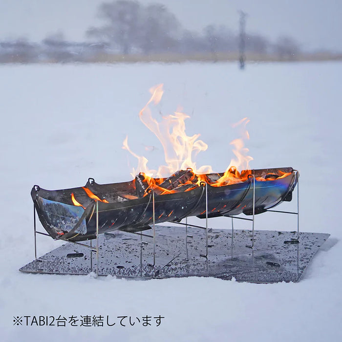 ベルモント 焚き火台 tabi belmont】焚き火台TABI(グリルエクステンション付き) – SOTO