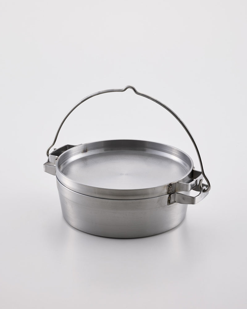 ステンレスダッチオーブン10インチハーフ