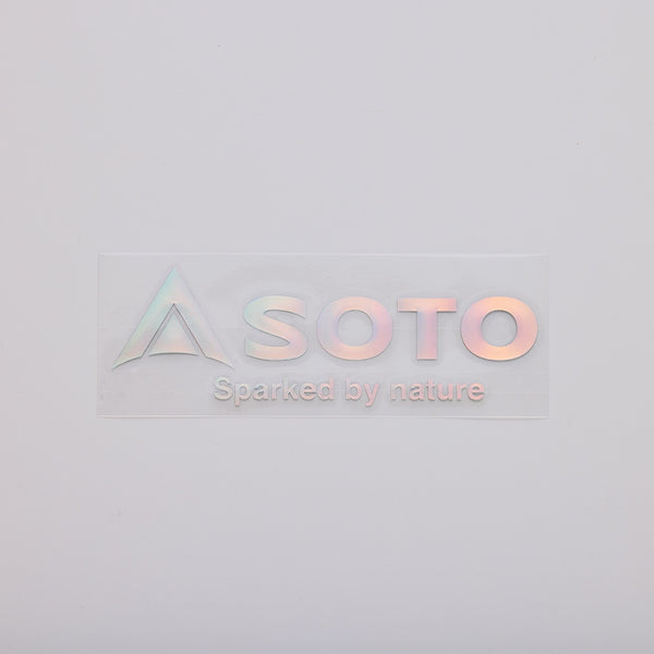 SOTOステッカー　ホログラム（170 × 56mm）
