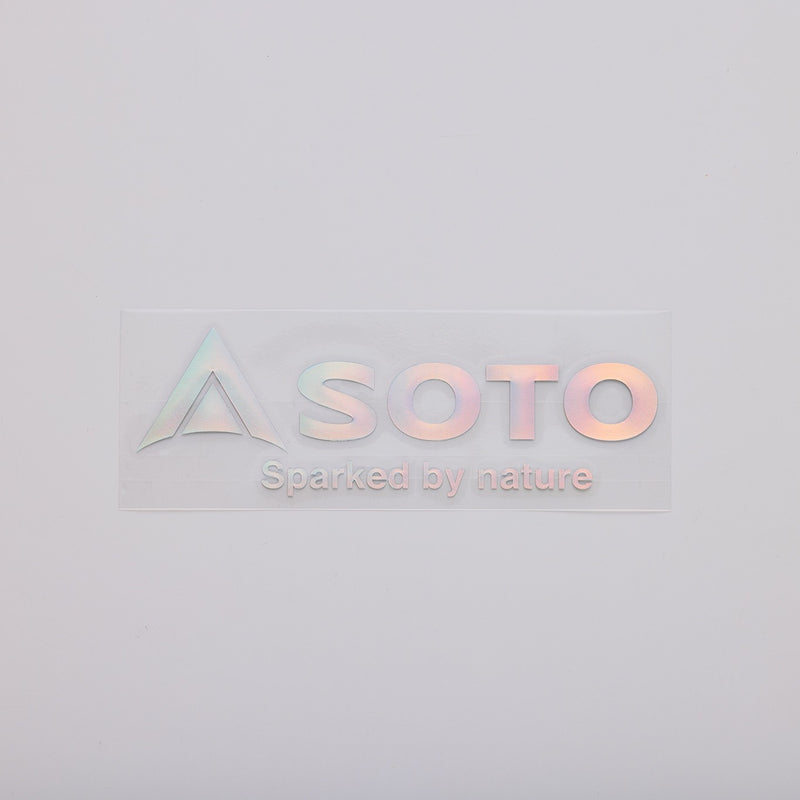 SOTOステッカー　ホログラム（170 × 56mm）